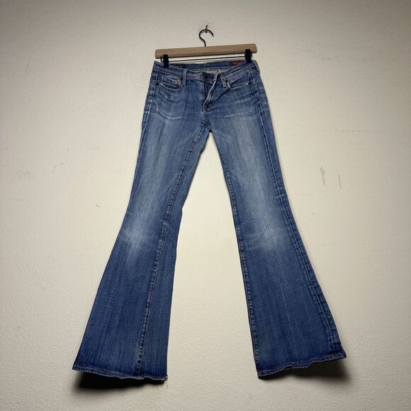 VTG Citizens of Humanity Denim Jean Pant Women 27 Y2K Indie Flared Western Boot - Picture 1 of 16